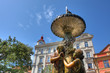 Old fountain in Prague.