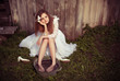Lonely bride at one with their life problems