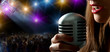 Singer and concert