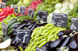 frisches Gemüse am Markt