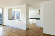 beautiful new  apartment, interior open space