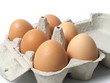 Eggs on White