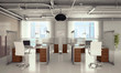 Illustration: Office interior Office interior