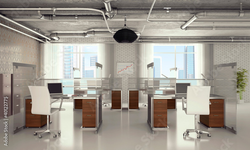 Illustration: Office interior Office interior