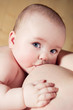 Mother breast feeding her infant