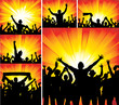 Set of posters for sports championships