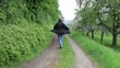 Happy man jumping
