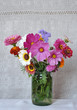 Flowers and canvas