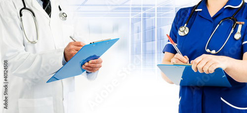 Photo: doctor and nurse doctor and nurse