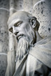 male face in stone