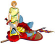 Vector: David and Goliath David and Goliath