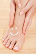 care for beautiful woman legs