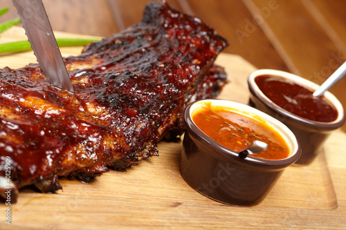 Photo: delicious BBQ ribs delicious BBQ ribs