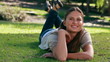 Video: Woman lying in the shade Woman lying in the shade