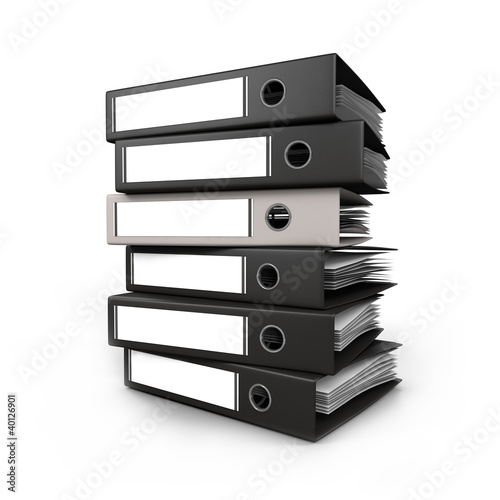 Illustration: Akten Ordner Akten Ordner