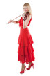 Foto: Image a girl playing the violin Image a girl playing the violin