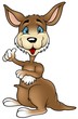 Illustration: Kangaroo - Cartoon illustration Kangaroo - Cartoon illustration