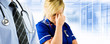 tired medical staff