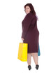 Photo: woman with paper bags woman with paper bags
