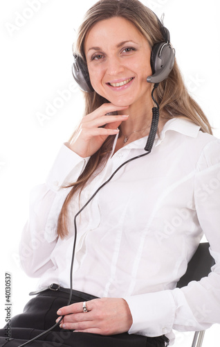 Photo: girl with earphones girl with earphones
