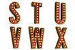 Alphabet Set - Part 4 - clipping path included for each letter