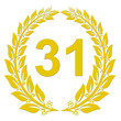 Lorbeerkranz Gold - 31