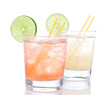Alcohol margarita cocktails or long island