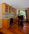 Wet bar in a house