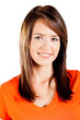beautiful teen girl closeup portrait