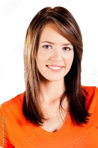 Photo: beautiful teen girl closeup portrait beautiful teen girl closeup portrait