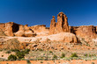 Rocky Canyon Desert Landscape Background