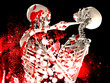 Bloody Fighting Skeletons