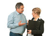 Photo: Senior business people having discussion Senior business people having discussion
