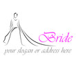 Design Logo Bride # Vector