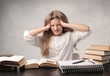 Stressed student