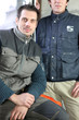 Two construction workers