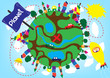Cartoon planet