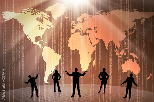 Illustration: The world of information The world of information