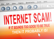 Internet scam.