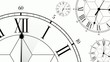 Clocks Antique Style Dials Mono HD