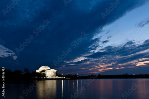 Photo: Jefferson Memorial in Washington DC at Dusk Jefferson Memorial in Washington DC at Dusk