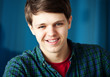 portrait of a cheerful young man portrait of a cheerful young man