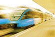 Modern speed train on a station Modern speed train on a station