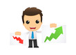 funny cartoon office worker
