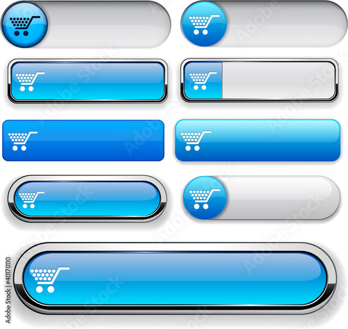 Vector: Buy high-detailed web button collection. Buy high-detailed web button collection.