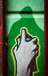 graffiti hand on wall graffiti hand on wall