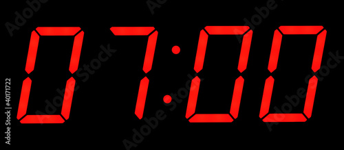 Illustration: At seven o'clock in the morning At seven o'clock in the morning