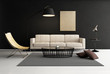 Modern contemporary living room, lounge furniture