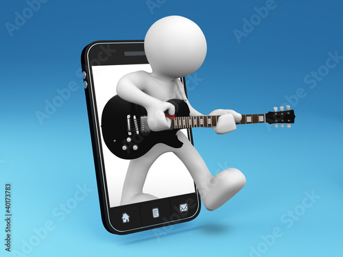 Illustration: The guitarist The guitarist