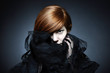 Photo: Mysterious girl, horror Mysterious girl, horror